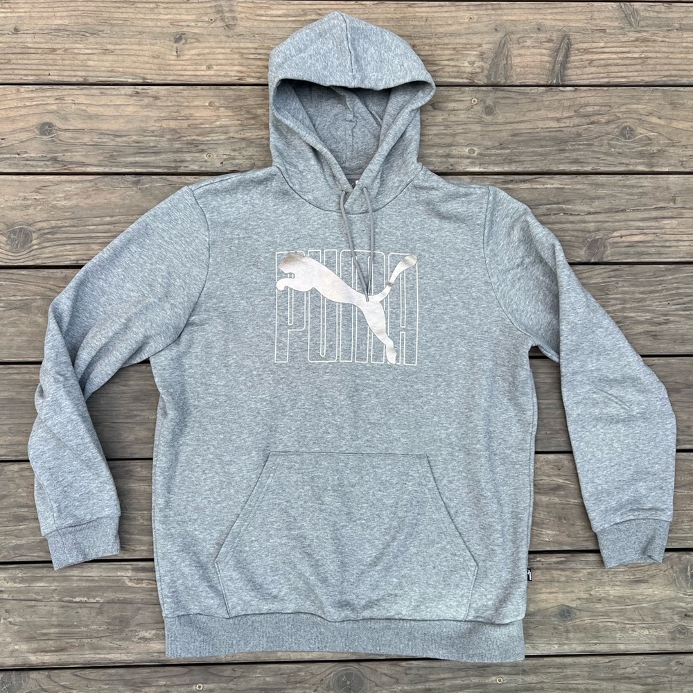 Puma Big Cat Metallic Logo Hoodie
